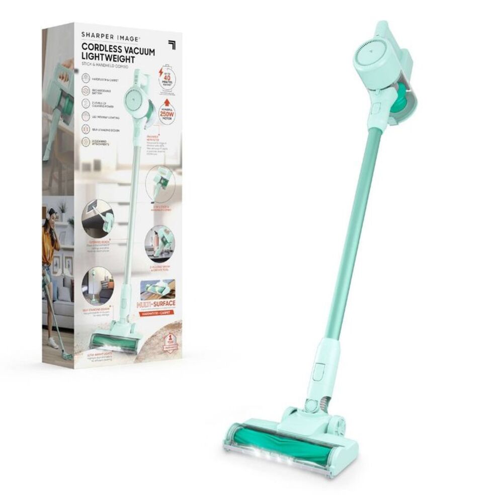 Open Box - Sharper Image -  2-in-1 Brushed Motor Cord Green